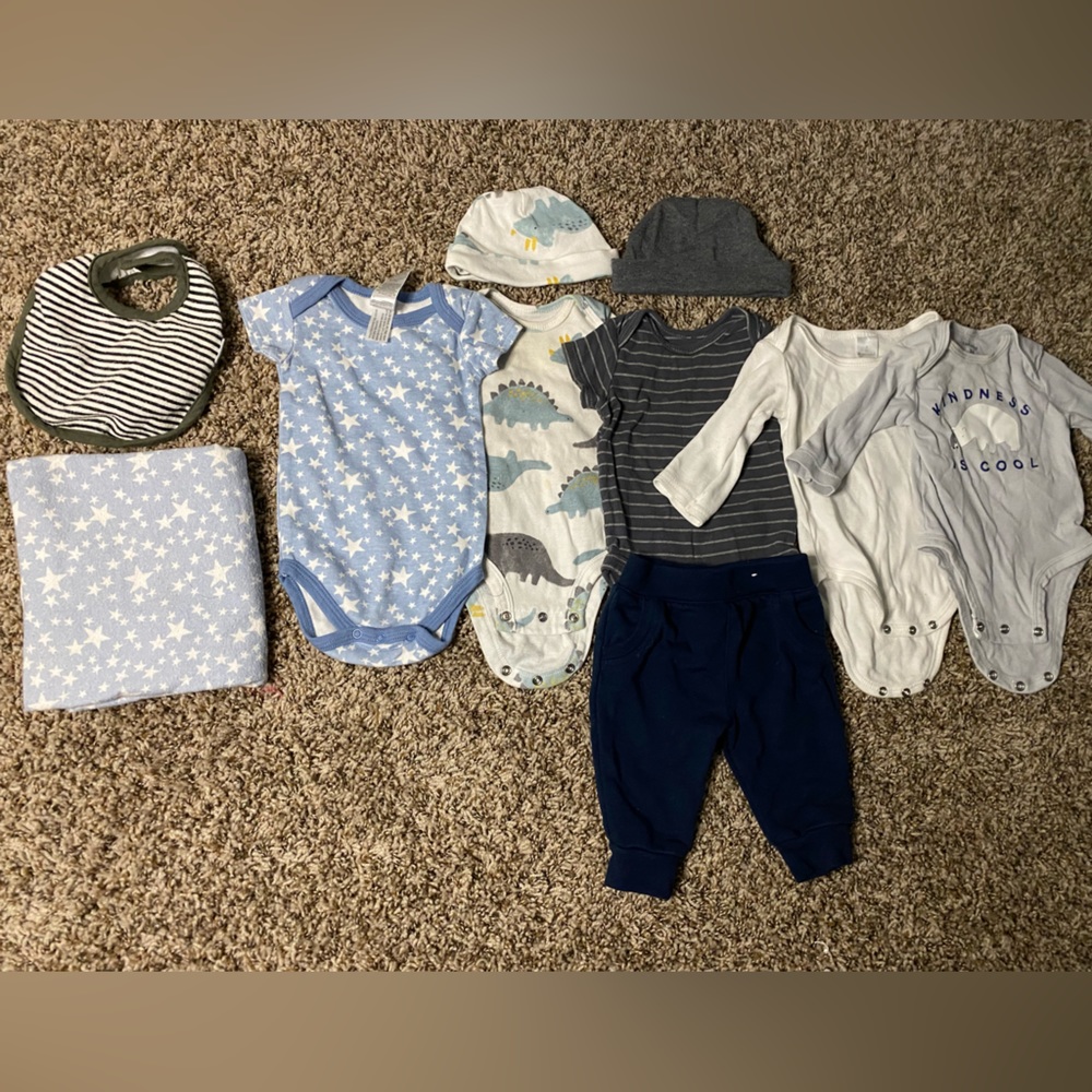 7 pieces baby clothes